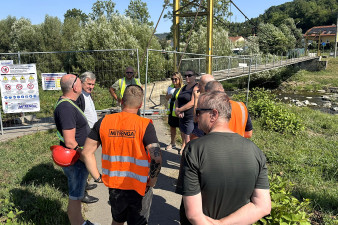 Vsetín: Začala rekonstrukce lávky v Lázkách