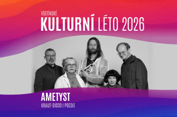 Ametyst přiveze na Vsetínské kulturní léto směs elektroniky a poezie