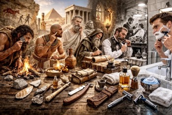 Proč se muži holí? Dějiny vousů od jeskyní po Gillette